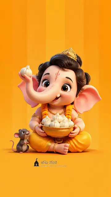 बाल गणेश · Little Ganesha — फ़ोन वॉलपेपर 4K HD wallpaper, देखने के लिए दबाइए