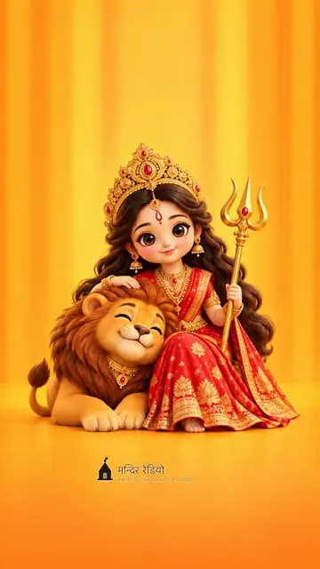 शेरावाली माता · Sherawali — फ़ोन वॉलपेपर 4K HD wallpaper, देखने के लिए दबाइए