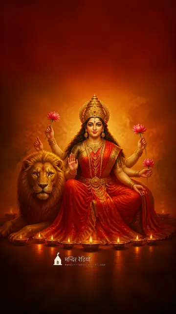 माता रानी · Durga — फ़ोन वॉलपेपर 4K HD wallpaper, देखने के लिए दबाइए