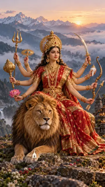 दुर्गा · यथार्थ · Durga — फ़ोन वॉलपेपर 4K HD wallpaper, देखने के लिए दबाइए