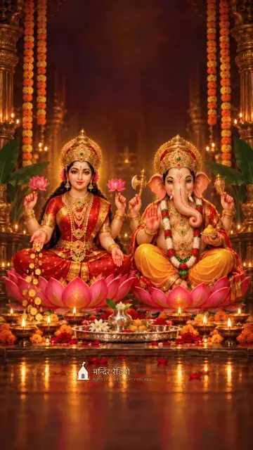 लक्ष्मी गणेश · Lakshmi Ganesh — फ़ोन वॉलपेपर 4K HD wallpaper, देखने के लिए दबाइए