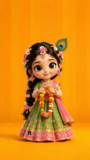 राधा रानी · Radha Rani — फ़ोन वॉलपेपर 4K HD wallpaper, देखने के लिए दबाइए