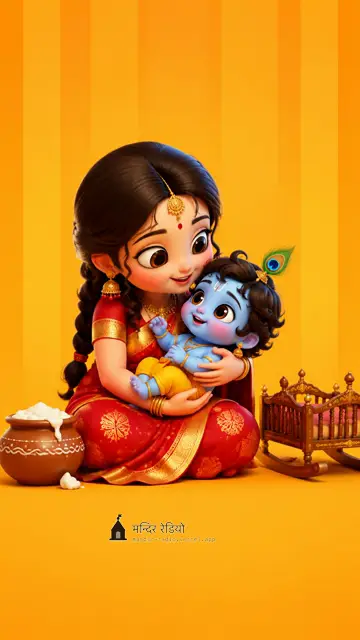 यशोदा मैया और कान्हा · Yashoda Krishna — फ़ोन वॉलपेपर 4K HD wallpaper, देखने के लिए दबाइए